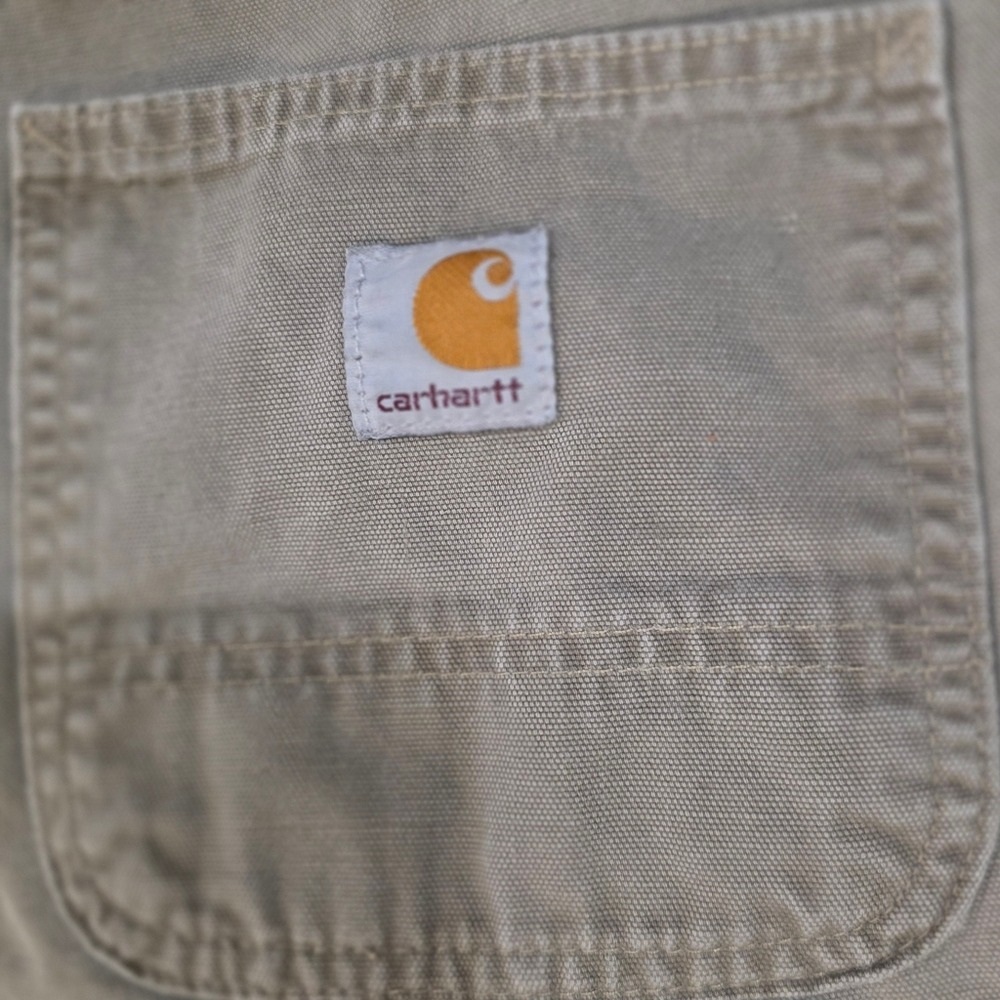 Carhartt B299 MUS Relaxed Fit Canvas Shorts Distressed Stained Cut Off 10.5" - Picture 4 of 11